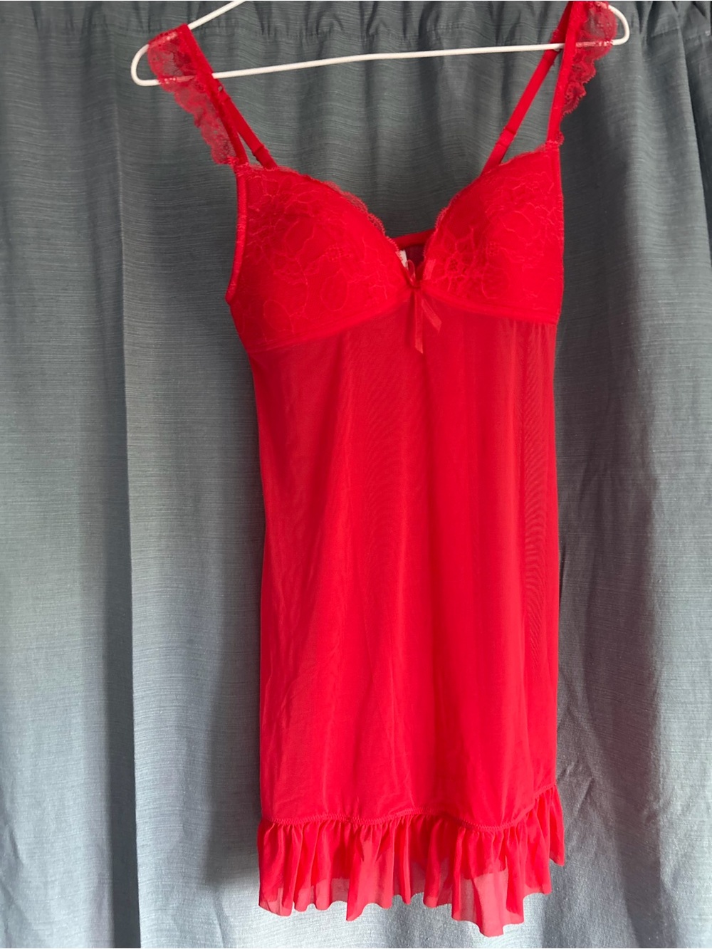 NWOT Red Lace Chemise Nightgown - Women's Intimates